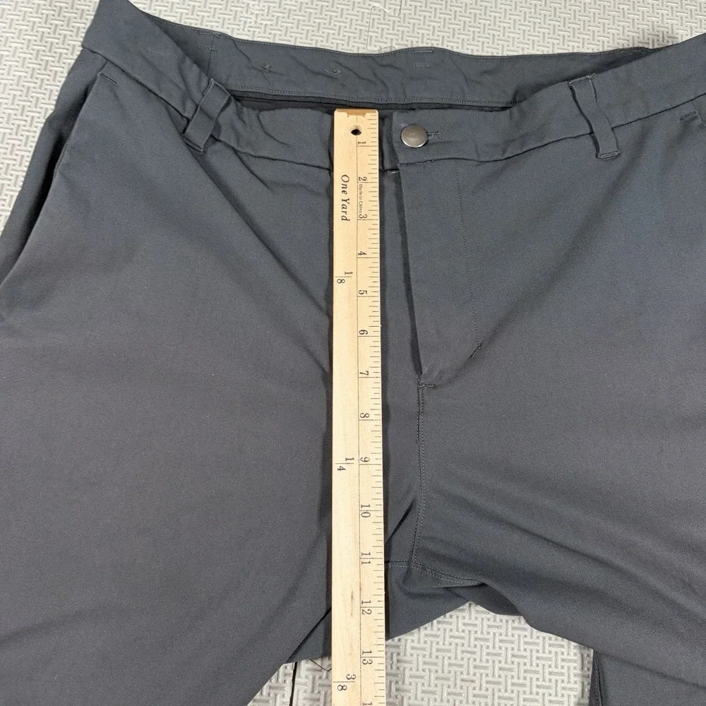 Lululemon Mens Commission Pant Classic Fit Warpstreme 34x35 Obsidian Performance